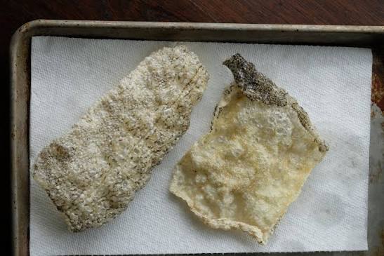 Dried Fish Skins Crushed / Crumbled variation