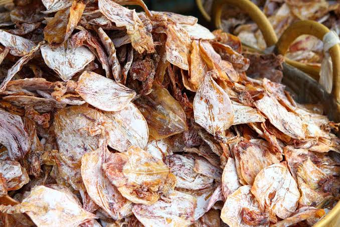 Dried Squid Sliced variation